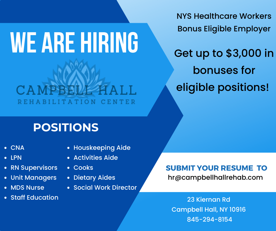 Current Job Openings | Campbell Hall Rehabilitation Center | 23 ...